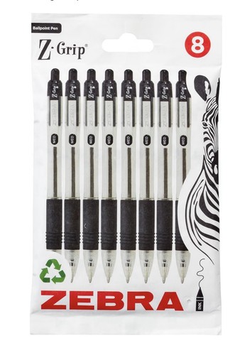 Zebra pen grip black - z,