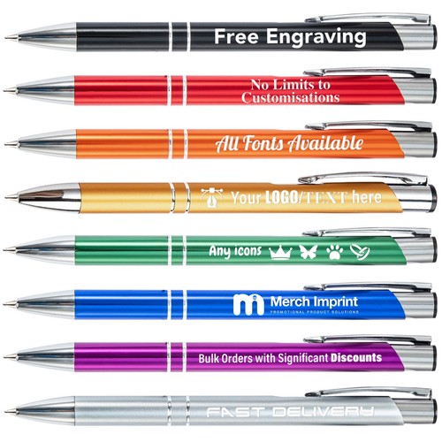 Personalised pens 500 bulk - personalised,