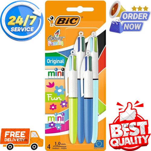 Bic colours family pen pack - colours,