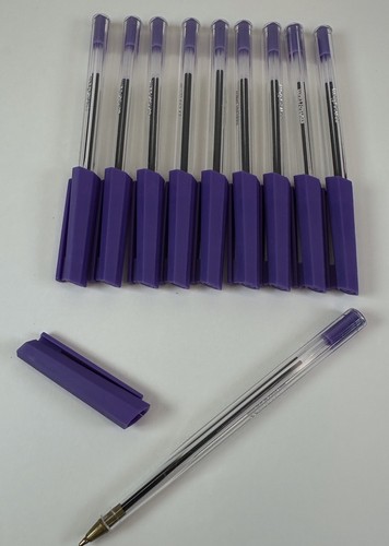 Purple biro ballpoint - biro, pen