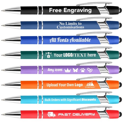 Personalised pens 500 bulk - personalised,
