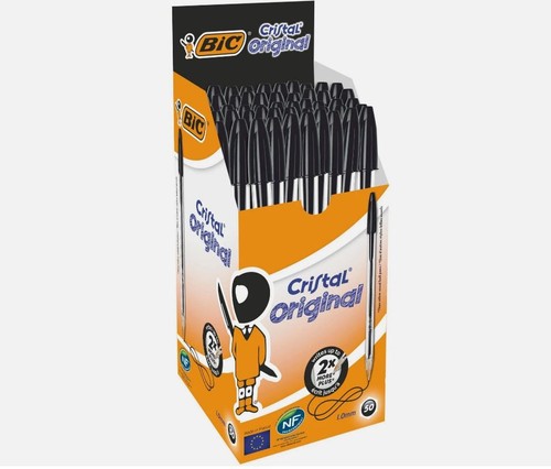 Bic pens black - or, blue