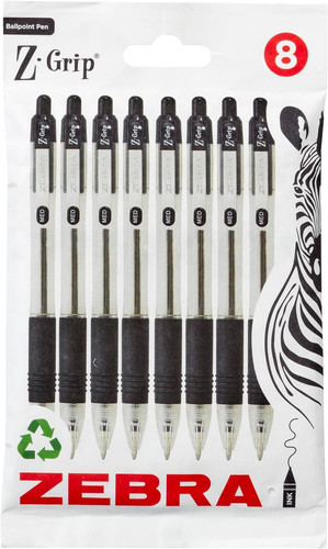 Black ballpoint pens - black,