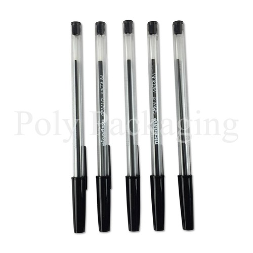 Black ballpoint pens any - black, qty