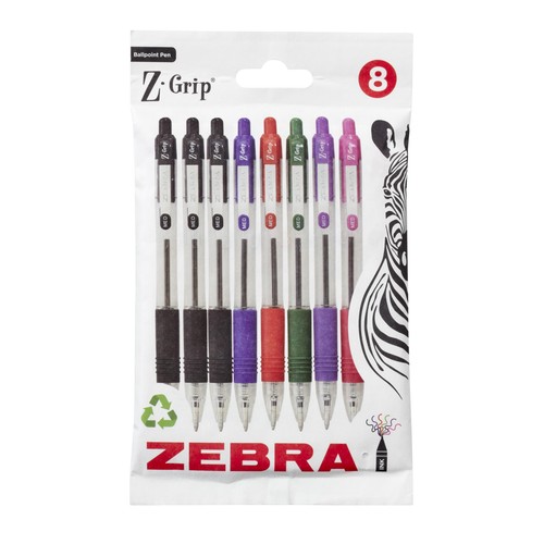 Zebra pen grip - zebra, ballpoint