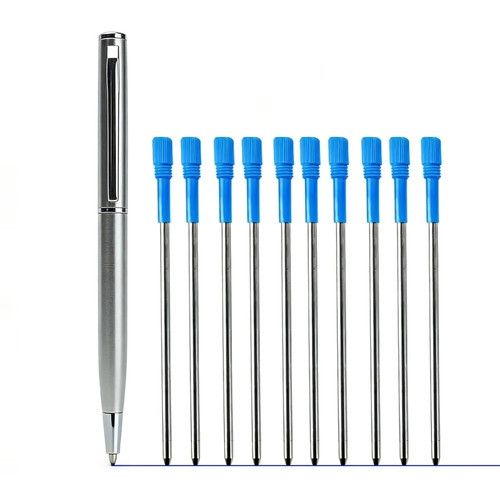 Mini stainless steel ballpoint - steel,