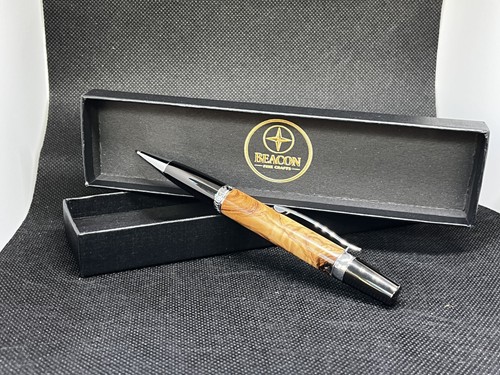 Handmade bespoke pen olive - handmade,,