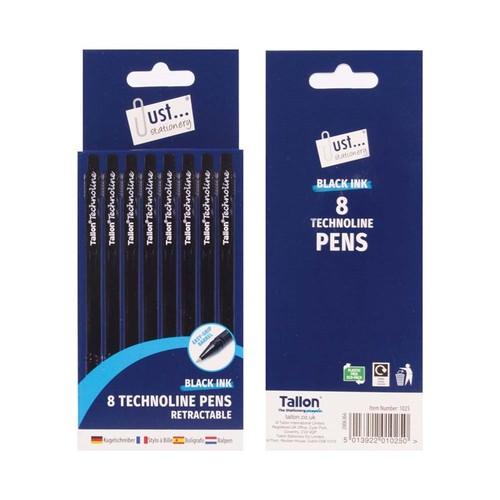 Pack black ink pens smooth - pack,