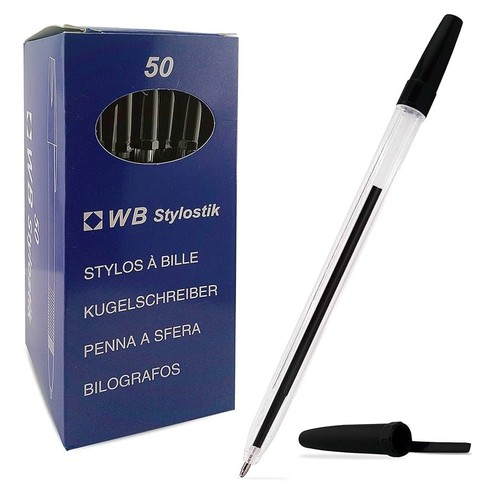 Box stylostik black pens - 50,
