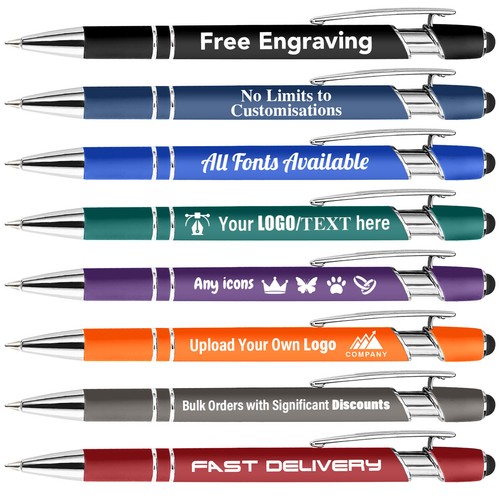 Personalised pens set to - pens,