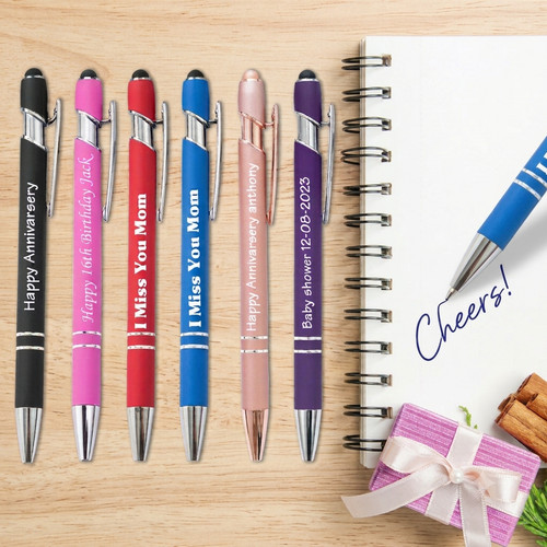 Personalised custom metal pen - personalised,
