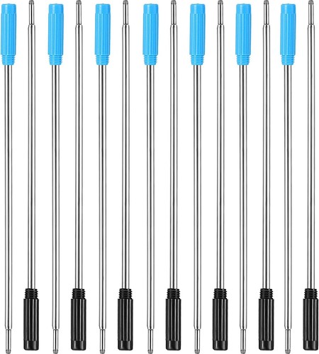 Black blue ink - &,