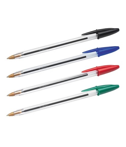 Bic black blue pens - black,