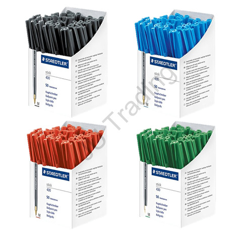 Black blue red green - green, staedtler